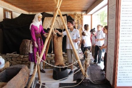 Sema Toroslu öğrenciler, Yörük kültürünü yerinde ziyaretle öğreniyor