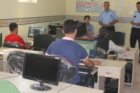 SODES kapsamında cezaevinde bilgisayar laboratuvarı açıldı