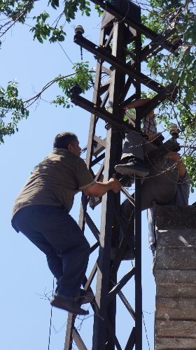 Tamir için çıktığı direkte elektrik çarpması sonucu hayatını kaybetti (Özel)