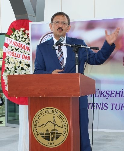 Uluslararası Erciyes Cup Tenis Turnuvası başladı