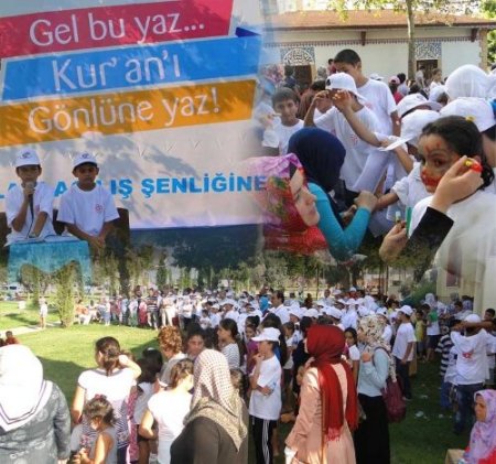 Yaz Kur’an kursları Antalya’da şenlik havasında başladı